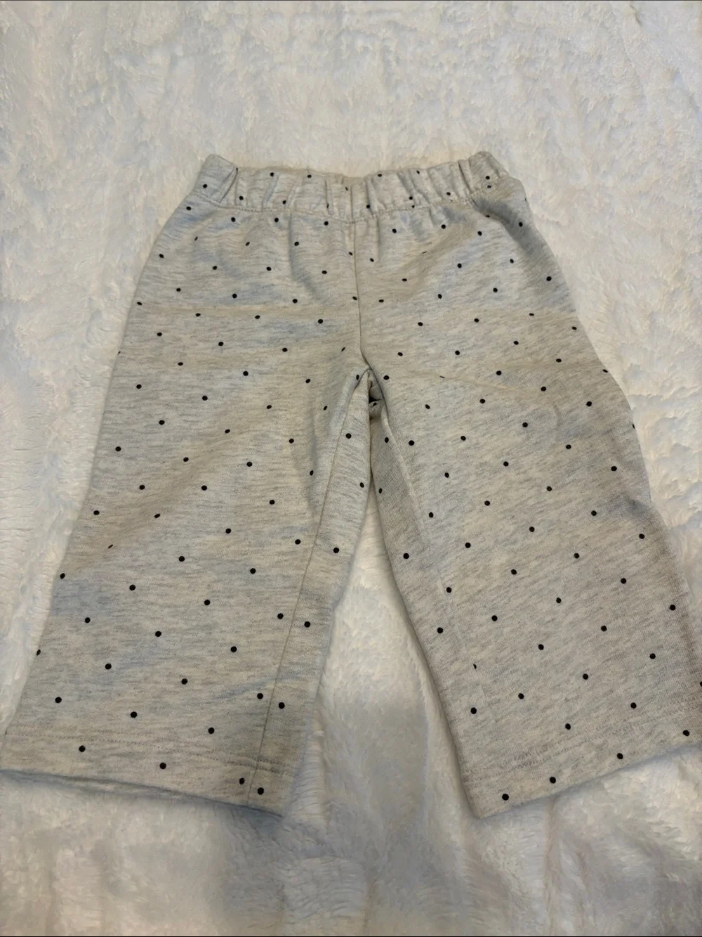 Carter's Light Gray Polka Dot 'Snuggle' tracksuit set 12 months ago